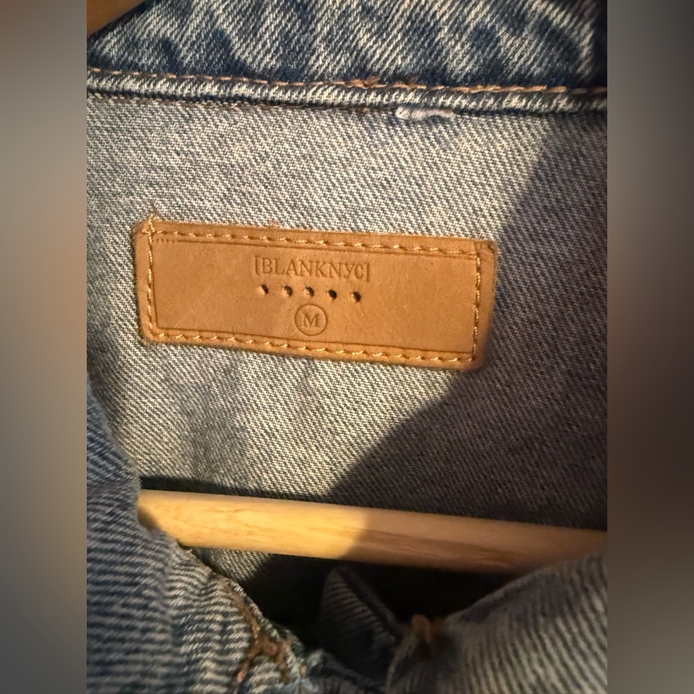 Blank NYC Denim Peplum Jacket. Used but good condition. - Picture 14 of 14
